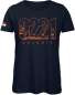 Mobile Preview: T-Shirt Köln »0221 Colonia« Damen Blau | Im Köln Shop online kaufen