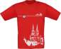 Mobile Preview: Kinder-Shirt mit dem Kölner Dom in Rot | Im Köln Shop online kaufen