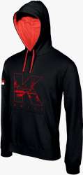 Köln Sweatshirt »K – Kölle« Schwarz-Rot | Im Köln Shop online kaufen