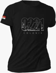 Köln-Shirt »0221 Colonia« Herren Schwarz | Im Köln Shop online kaufen