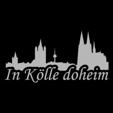 Aufdruck T-Shirt Kölner Dom | Frauen Schwarz | Im Köln Shop online kaufen