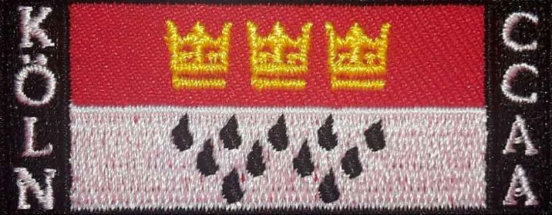 Stickwappen Köln-Shirt »1948« | Unisex Rot-Weiß | Im Köln Shop online kaufen