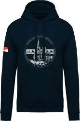 Sweatshirt mit Köln-Motiv Unisex Blau-Silbergrau | Im Köln Shop online kaufen