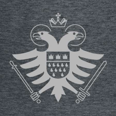 Aufdruck Shirt »Kölner Dom« Unisex Grau | Im Köln Shop online kaufen