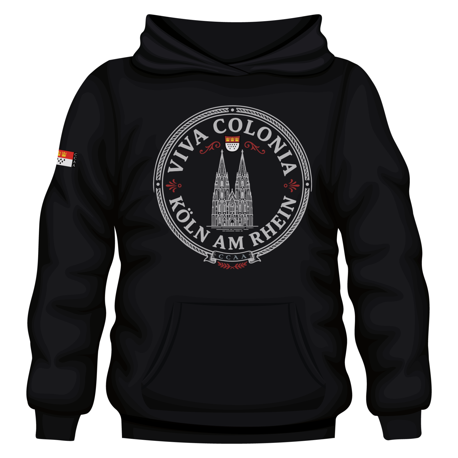 Köln UnisexT-Shirt "Cöln" Schwarz Druck Weiß | Im Köln Shop online kaufen