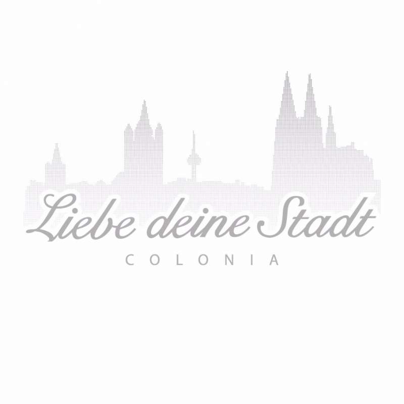 Aufdruck Köln-Shirt »Liebe deine Stadt« Unisex Weiß | Im Köln Shop online kaufen