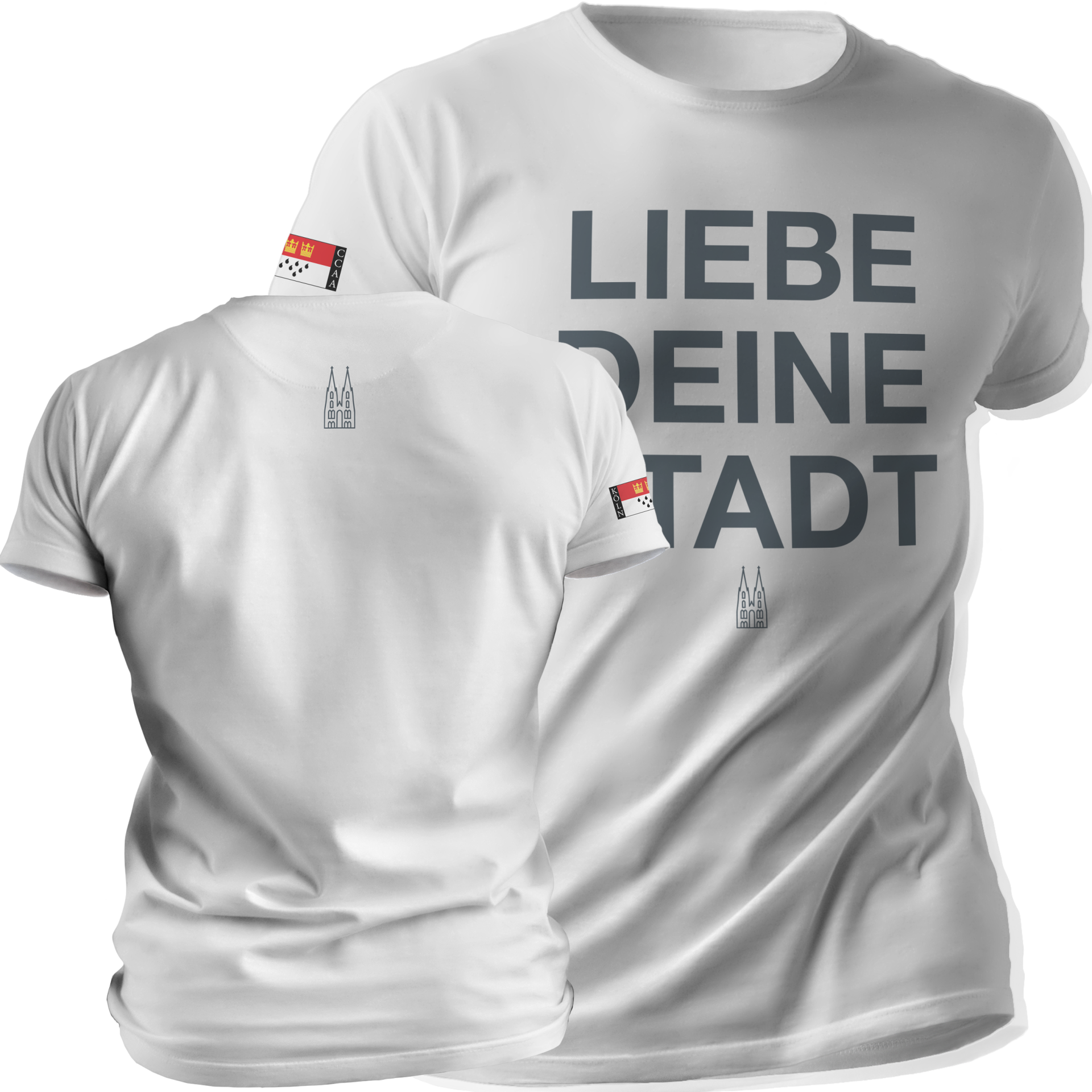 Köln-Shirt »1948« | Unisex Rot-Weiß | Im Köln Shop online kaufen