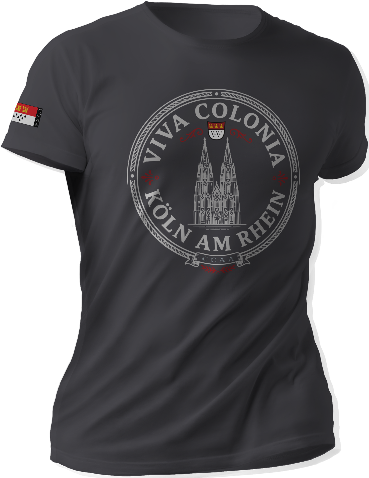 Köln-Shirt »1948« | Unisex Rot-Weiß | Im Köln Shop online kaufen