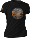 Biker T-Shirt „Gasoline“ schwarz